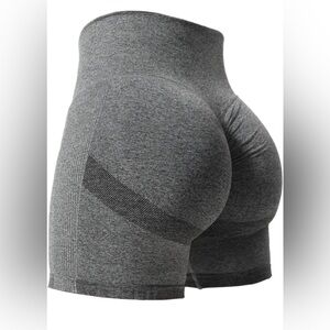 YEOREO Women High Waist Workout Shorts | Medium